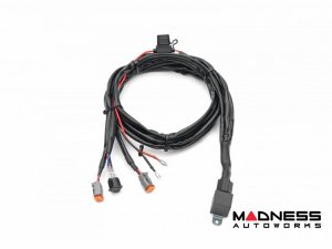 Ford Bronco Bull Bar - Front - Factory Bumper - ZROADZ - Prerunner Bar - 4in Round Amber LED